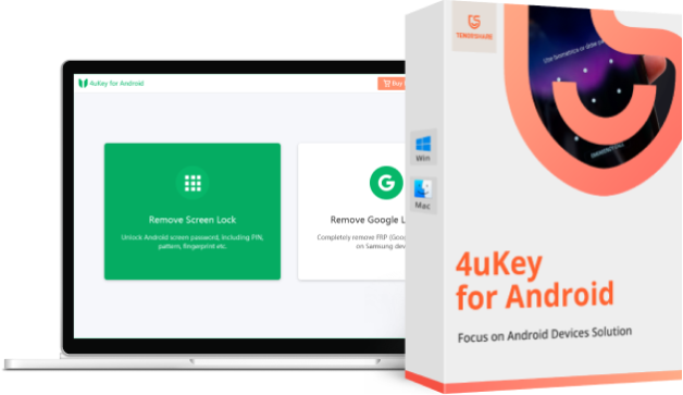 4uKey pour déverrouillage écran Android
