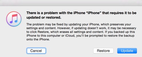 restore iphone xs 